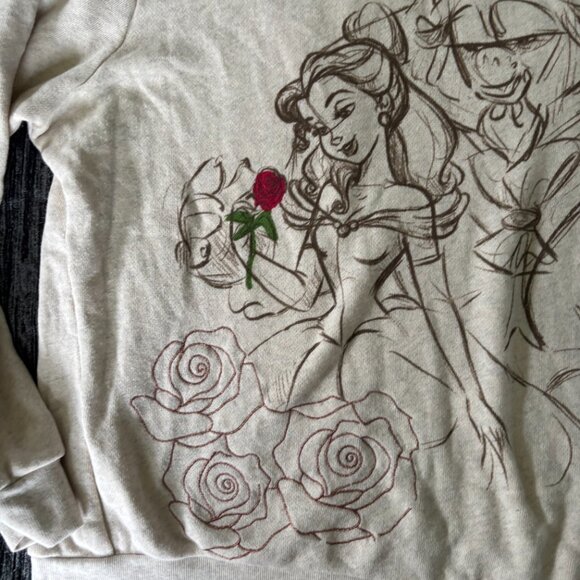 The Art of Belle Disney Animation Beauty and the Beast sweatshirt Belle Beast Di - Picture 4 of 9